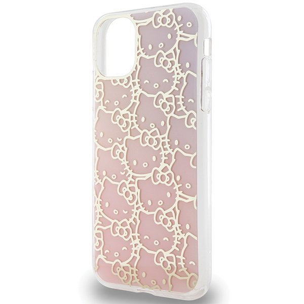 Hello Kitty HKHCN61HCHPEP iPhone 11 / Xr6.1&quot; różowy/pink hardcase IML Gradient Electrop Crowded Kitty Head