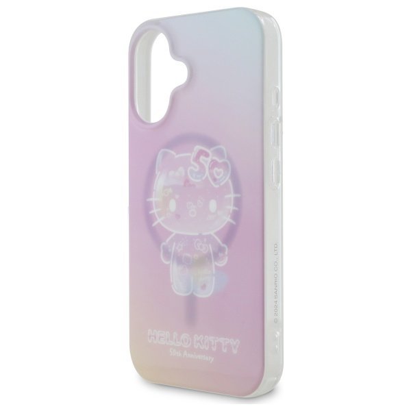 Hello Kitty HKHMP16SH50AP iPhone 166.1&quot; różowy/pink hardcase IML 50TH Anniversary Magsafe