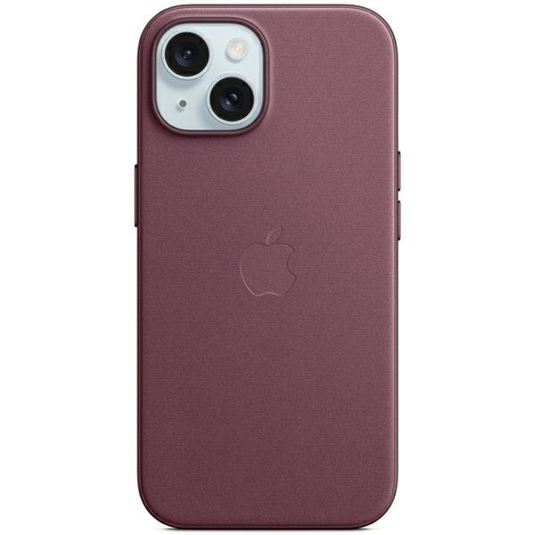 Etui Apple MT3E3ZM/A iPhone 15 / 14 / 13 6.1&quot; MagSafe czerowna morwa/mulberry FineWoven Case