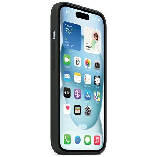 Etui Apple MT0J3ZM/A iPhone 15 / 14 / 136.1&quot; MagSafe czarny/black Silicone Case