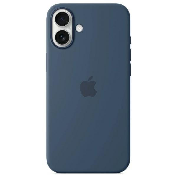 Etui Apple MYYA3ZM/A iPhone 16 Plus 6.7&quot; MagSafe granatowy/denim Silicone Case