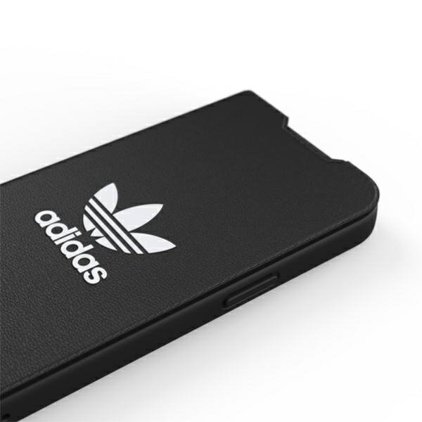 Adidas OR Booklet Case BASIC iPhone 13/ 14 / 15 6,1&quot; czarno biały/black white 47086