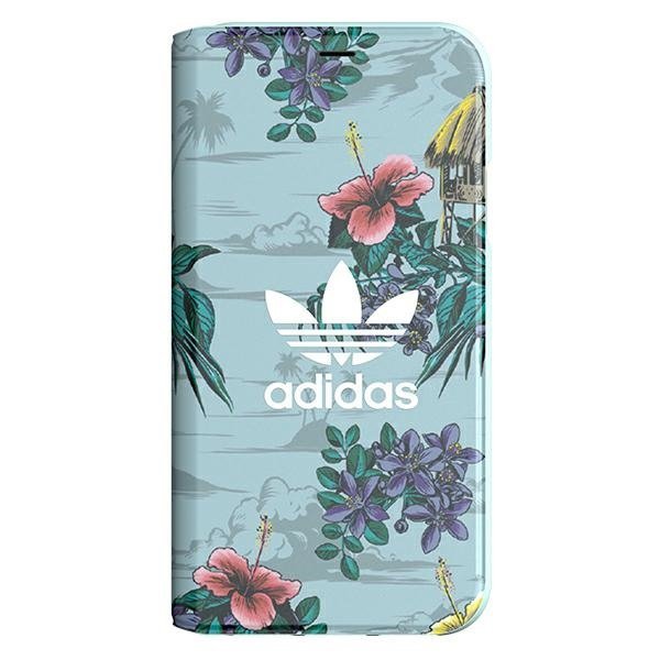 Adidas Booklet Case Floral iPhone X/XSszary/grey 30927