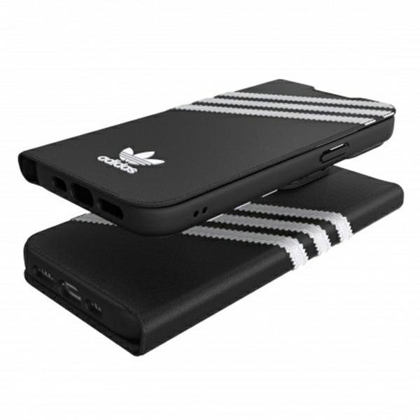 Adidas OR Booklet Case PU iPhone 13 Pro/ 13 6,1&quot; czarno biały/black white 47112