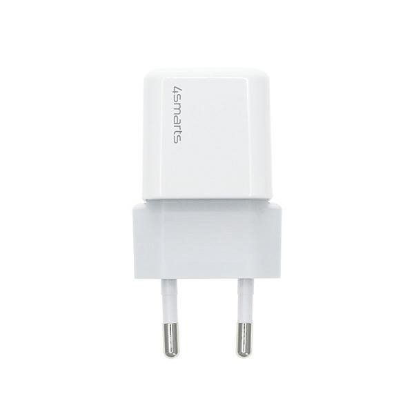 4smarts Ładowarka sieciowa + kabel MFIVoltPlug PD 30W GaN USB-C/Lightning 1,5m biała/white 451534