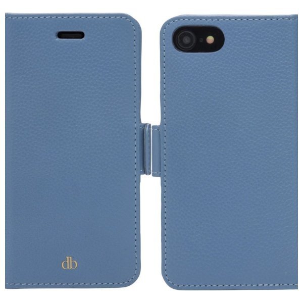 Etui dbramante 1928 New York 2w1 Wallet  do iPhone 7/8/SE 2020/SE 2022 niebieski/marine blue