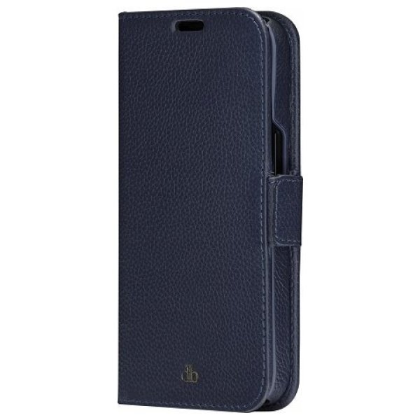 Etui dbramante 1928 New York 2w1 Wallet  do iPhone 14 niebieski/marine blue