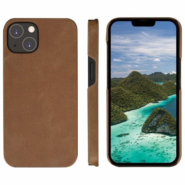 Etui dbramante 1928 Lynge 2w1 Wallet do  iPhone 14 brązowy/brown