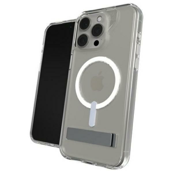 Etui ZAGG Crystal Palace Snap Kickstand  MagSafe do iPhone 15 Pro Max przezroczysty/clear