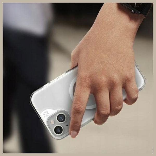 Etui ZAGG Crystal Palace Snap Kickstand  MagSafe do iPhone 15 Plus przezroczysty/clear