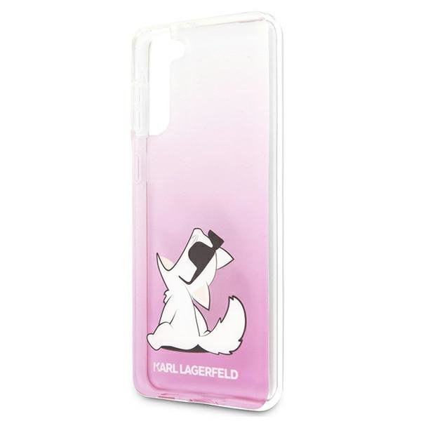 Karl Lagerfeld KLHCS21MCFNRCPI S21+ G996hardcase różowy/pink Choupette Fun