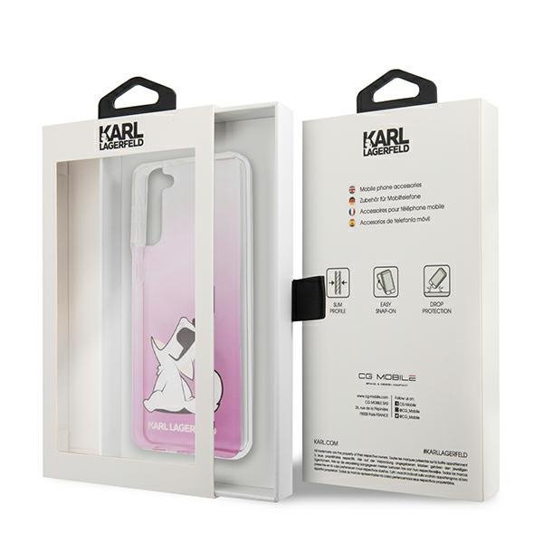 Karl Lagerfeld KLHCS21MCFNRCPI S21+ G996hardcase różowy/pink Choupette Fun