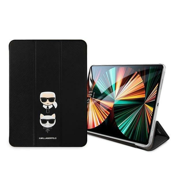Karl Lagerfeld KLFC12OKCK iPad 12.9&quot; Pro2021 Book Cover czarny/black Saffiano Karl &Choupette