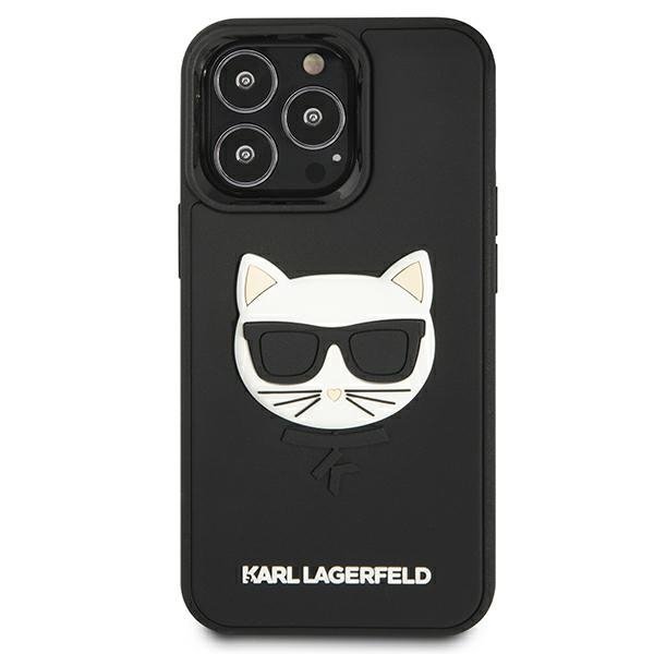 Karl Lagerfeld KLHCP13XCH3DBK 13 Pro Max 6,7&quot; czarny/black hardcase 3D Rubber Choupette