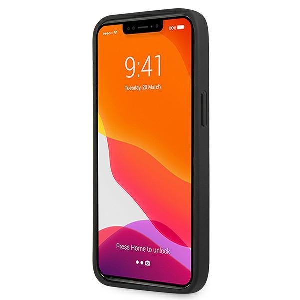 Karl Lagerfeld KLHCP13LPKMP iPhone 13 Pro / 13 6,1&quot; różowy/pink hardcase Leather Ikonik Karl`s Head Metal