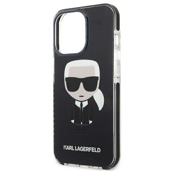 Karl Lagerfeld KLHCP13LTPEIKK iPhone 13Pro / 13 6,1&quot; hardcase czarny/black Iconik Karl