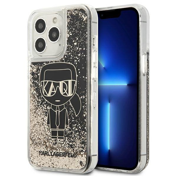 Karl Lagerfeld KLHCP13LLGGKBK iPhone 13Pro/ 13 6,1&quot;czarny/black hardcase Liquid Glitter Gatsby