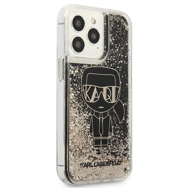 Karl Lagerfeld KLHCP13LLGGKBK iPhone 13Pro/ 13 6,1&quot;czarny/black hardcase Liquid Glitter Gatsby