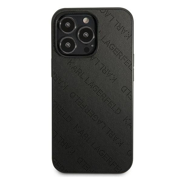 Karl Lagerfeld KLHCP13LPTLK iPhone 13 Pro / 13 6,1&quot; hardcase czarny/black Perforated Allover