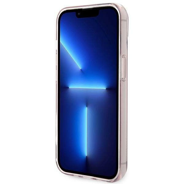 Karl Lagerfeld KLHCP14MCTTRI iPhone 14 Plus / 15 Plus 6,7&quot; hardcase różowy/pink Transparent Choupette Body