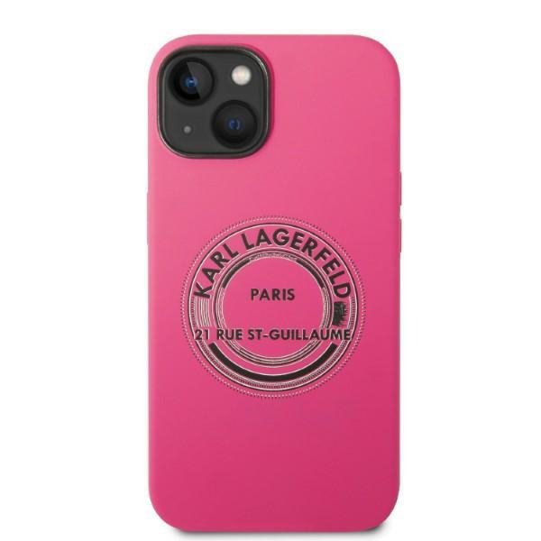 Karl Lagerfeld KLHCP14MSRSGRCF iPhone 14 Plus / 15 Plus 6,7&quot; hardcase różowy/pink Silicone RSG