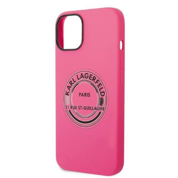 Karl Lagerfeld KLHCP14MSRSGRCF iPhone 14 Plus / 15 Plus 6,7&quot; hardcase różowy/pink Silicone RSG