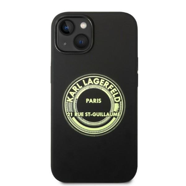 Karl Lagerfeld KLHCP14MSRSGRCK iPhone 14 Plus / 15 Plus 6,7&quot; hardcase czarny/black Silicone RSG