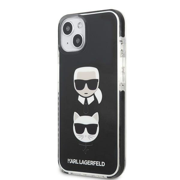 Karl Lagerfeld KLHCP13STPE2TK iPhone 13 mini 5,4&quot; hardcase czarny/black Karl&Choupette Head