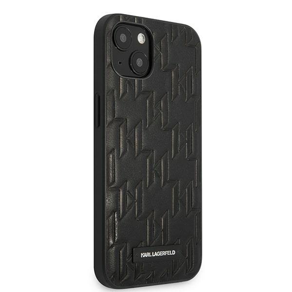 Karl Lagerfeld KLHCP13SMNMP1K iPhone 13mini 5,4&quot; hardcase czarny/black Monogram Plaque