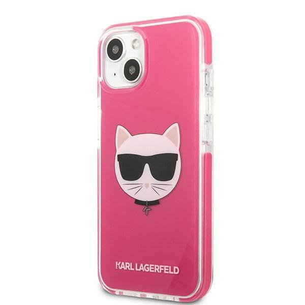 Karl Lagerfeld KLHCP13STPECPI iPhone 13 mini 5,4&quot; hardcase fuksja/fuschia Choupette Head