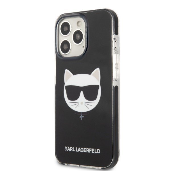 Karl Lagerfeld KLHCP13XTPECK iPhone 13 Pro Max 6,7&quot; hardcase czarny/black Choupette Head