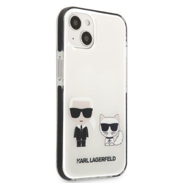 Karl Lagerfeld KLHCP13STPEKCW iPhone 13 mini 5,4&quot; hardcase biały/white Karl&Choupette