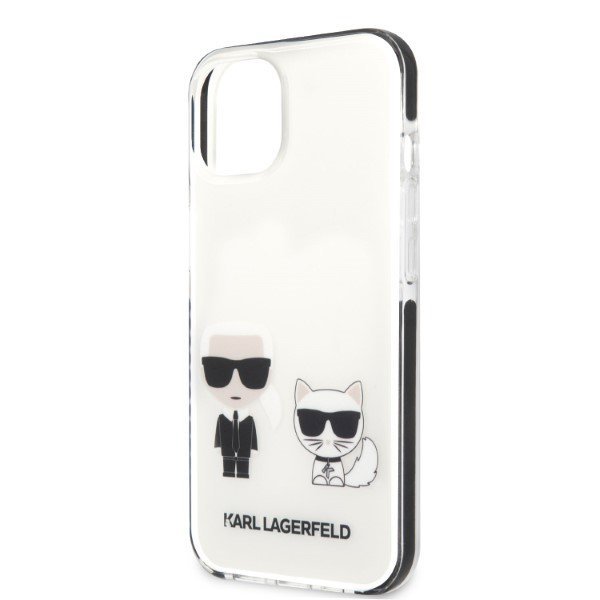 Karl Lagerfeld KLHCP13STPEKCW iPhone 13 mini 5,4&quot; hardcase biały/white Karl&Choupette