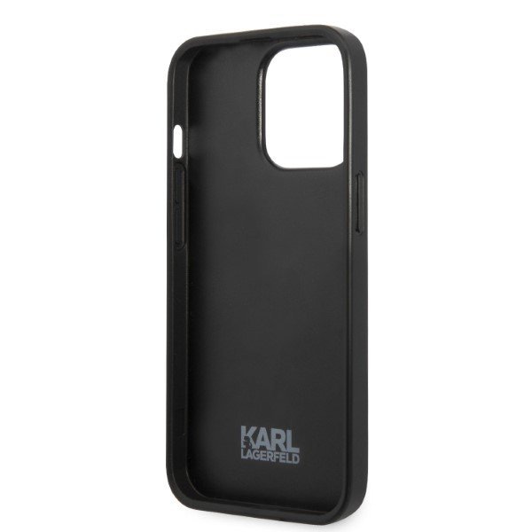 Karl Lagerfeld KLHCP13XPMNIKPI iPhone 13 Pro Max 6,7&quot; hardcase czerwony/red Monogram Ikonik Patch