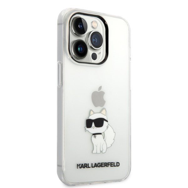 Karl Lagerfeld KLHCP14LHNCHTCT iPhone 14 Pro 6,1&quot; transparent hardcase Ikonik Choupette