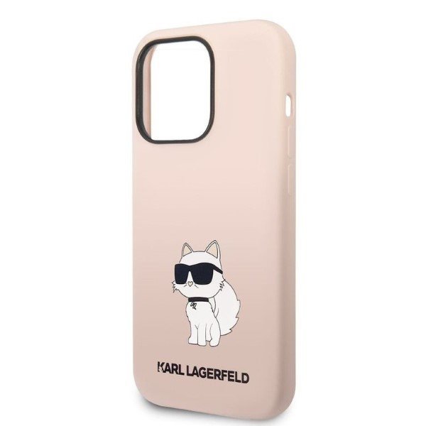 Karl Lagerfeld KLHCP14XSNCHBCP iPhone 14 Pro Max 6,7&quot; hardcase różowy/pink Silicone Choupette