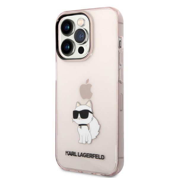 Karl Lagerfeld KLHCP14XHNCHTCP iPhone 14 Pro Max 6,7&quot; różowy/pink hardcase Ikonik Choupette
