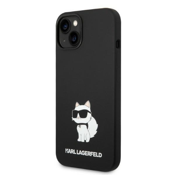 Karl Lagerfeld KLHMP14MSNCHBCK iPhone 14 Plus / 15 Plus 6,7&quot; hardcase czarny/black Silicone Choupette MagSafe