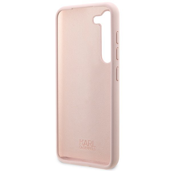 Karl Lagerfeld KLHCS23SSNIKBCP S23 S911 hardcase różowy/pink Silicone Ikonik