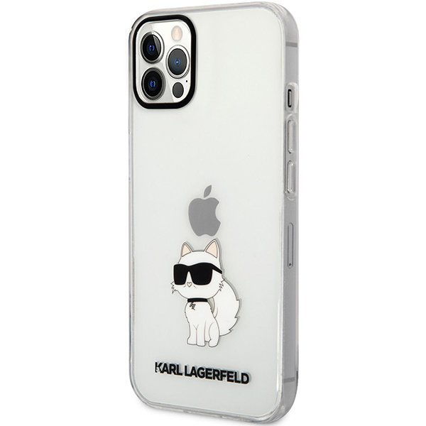 Karl Lagerfeld KLHCP12MHNCHTCT iPhone 12 /12 Pro 6,1&quot; transparent hardcase Ikonik Choupette