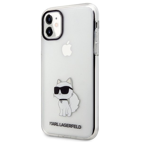 Karl Lagerfeld KLHCN61HNCHTCT iPhone 11 / Xr 6,1&quot; transparent hardcase Ikonik Choupette