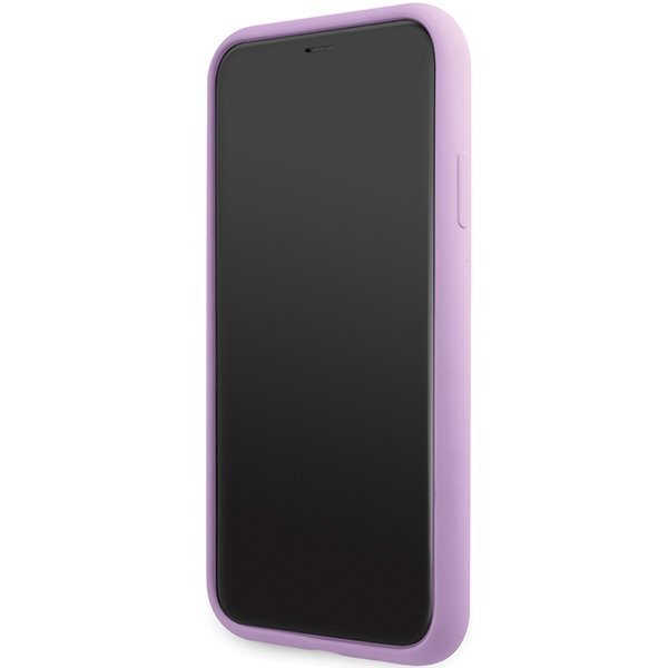Karl Lagerfeld KLHCN61SKSVGU iPhone 11 / Xr  6.1&quot; purpurowy/purple hardcase Silicone Signature