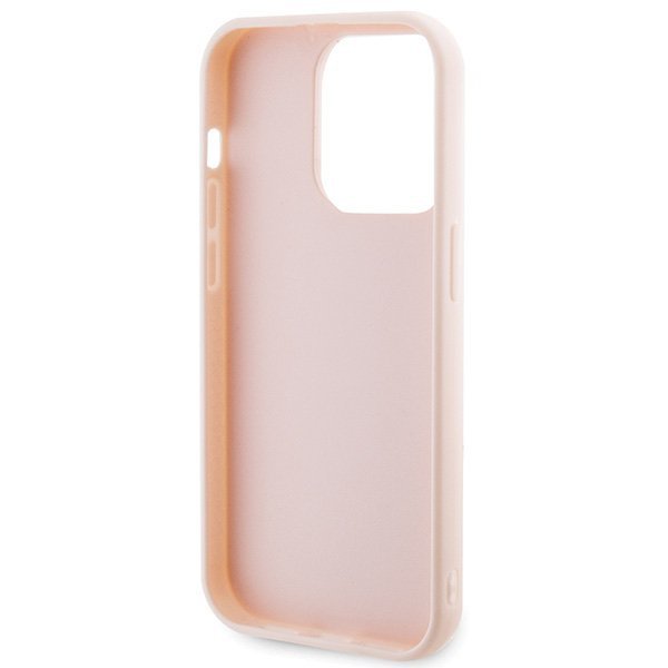 Karl Lagerfeld KLHCP15X3DMBKCP iPhone 15 Pro Max 6.7&quot; różowy/pink hardcase 3D Rubber Glitter Logo