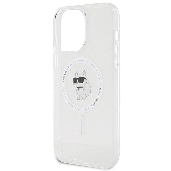 Karl Lagerfeld KLHMP15XHFCCNOT iPhone 15 Pro Max 6.7&quot; transparent hardcase IML Choupette MagSafe