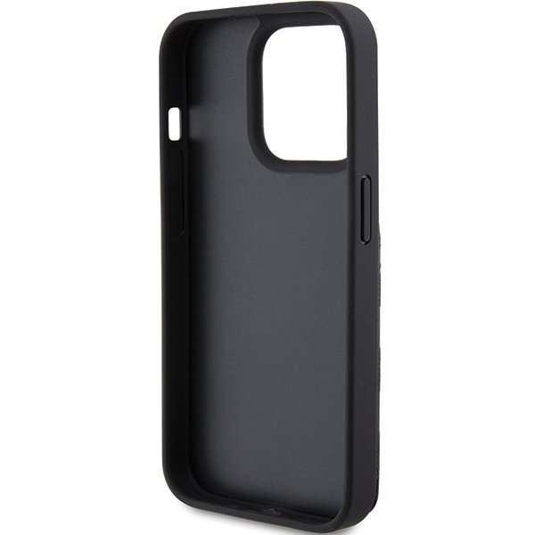 Karl Lagerfeld KLHCP15LSAKCNSCK iPhone 15 Pro 6.1&quot; czarny/black hardcase Saffiano Cardslots and Stand Monogram Choupette