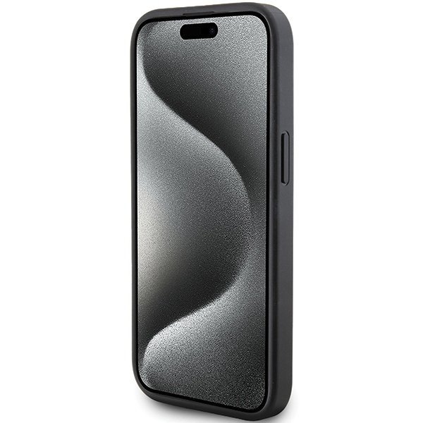 Karl Lagerfeld KLHCP15MPQKPMK iPhone 15 Plus / 14 Plus 6.7&quot; czarny/black hardcase Quilted K Pattern