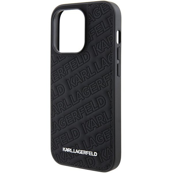 Karl Lagerfeld KLHCP15XPQKPMK iPhone 15 Pro Max 6.7&quot; czarny/black hardcase Quilted K Pattern