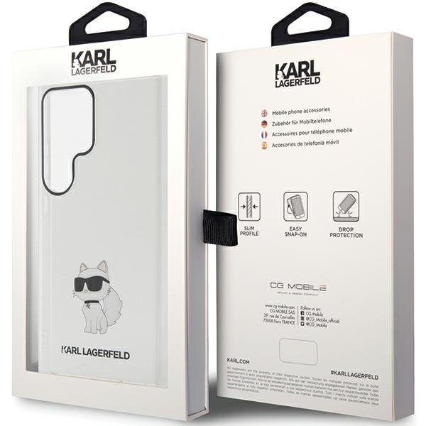 Karl Lagerfeld KLHCS24LHNCHTCT S24 Ultra S928 transparent hardcase IML Choupette