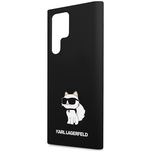 Karl Lagerfeld KLHCS24LSNCHBCK S24 Ultra S928 hardcase czarny/black Silicone Choupette
