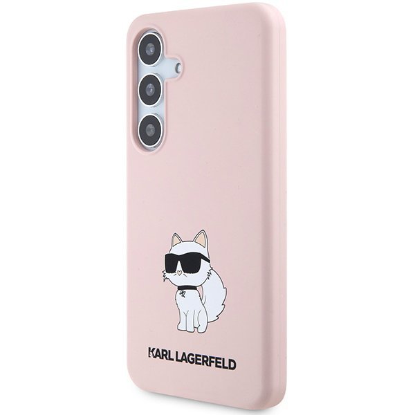 Karl Lagerfeld KLHCS24MSNCHBCP S24+ S926 hardcase różowy/pink Silicone Choupette